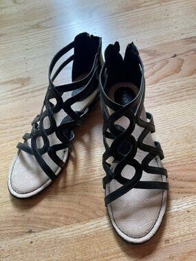 B.O.C. Black Gladiator Sandals